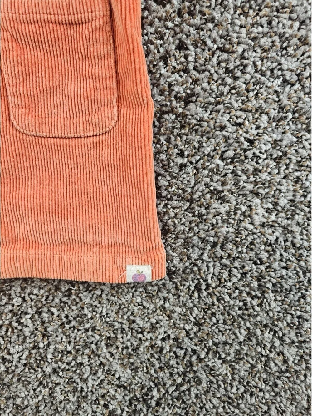 Cheeky Plum Clothing Girls Sz 6 Jumper Dress Orange Corduroy Autumn